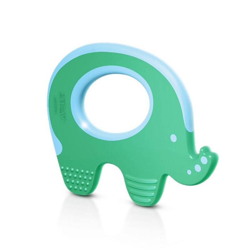 دندانگیر طرح فیل اونت Avent به آرامش و تسکین دادن لثه های کودک هنگام دندان در آوردن کمک می کند. دندانگیر اونت مناسب برای تمامی دندان ها که به دندان های جلویی، میانی و انتهایی کودک می رسد.