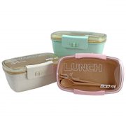 ظرف غذای ارگانیک با قاشق و چنگال لانچ باکس Lunch Box