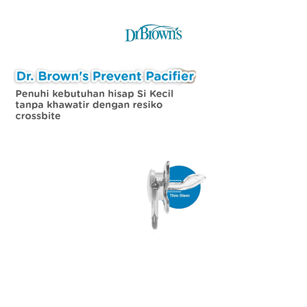 پستانک ارتودنسی 0تا6 ماه دکتر براون Dr browns کد 12015